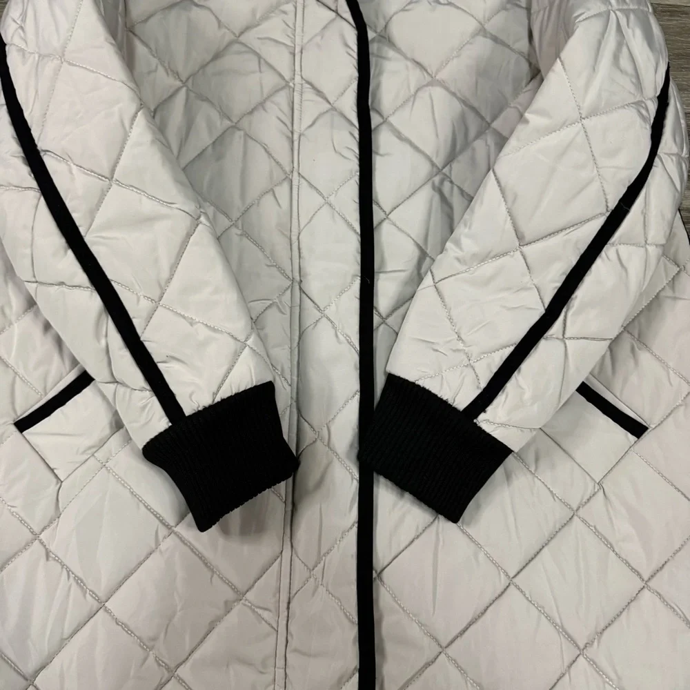 Sosken Gemma Quilted Jacket in Cement Size 3 Large - Picture 13 of 16
